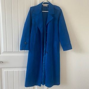 Blue Vintage Ultra Suede Trench
